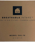 Ultra Low Pressure Drop MERV 16 Air Filter for HVAC Systems 20x25x5 packaging with breathable intake label