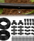 250 Ft Drip Irrigation Kit With Half Inch Tubing And Quarter Inch Dripline Plus Quick Connect Fittings For Garden Beds And Greenhouse Watering