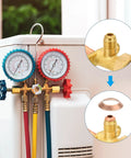 Copper Flare Gasket Set For Three Eighths Inch Tubing, 12 Pack, 45 Degree Copper Flare Fittings used in AC system