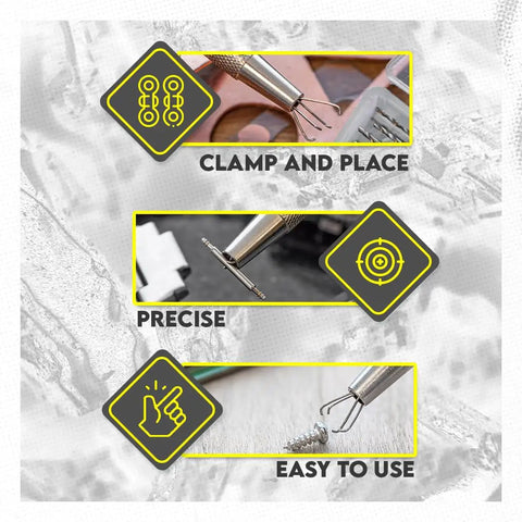 Four Prong Pick Up Tool for Jewelry Making and Tiny Objects, Four And A Half Inch Claw Grabber With Secure Grip, Versatile Tiny Item Pickup for Stones Beads Small Parts, Ideal DIY Crafting Accessory And Hobby Tool