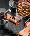 Sturdy Welding Ground Clamp With Powerful Magnetic Base And High Current Copper Terminal Holder For Heavy Duty Stable Jobs close-up showing copper terminals.