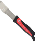 Professional Hydraulic Disc Brake Caliper Piston Press Tool Wrench with wedge design, extra long handle, black and red grip
