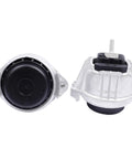 Premium Engine And Transmission Mount Kit For BMW 335i 328Xi X1 Z4 With 3.0L Engine showing top and bottom view of mounts.
