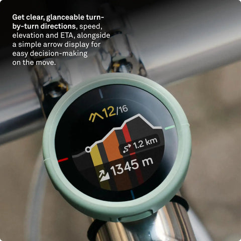 Velo 2 Bike GPS Computer With Wireless Global Navigation For Cycling Weatherproof Build 11 Plus Hours Battery Life USB Charging