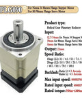 Rock Solid Helical Gear Reducer Box Delivering A Sweet 30 To 1 Ratio that mounts to NEMA 34 flange stepper motors, precision design.