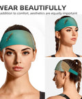 Sweat-Wicking Headband For Sports And Workouts, Ultra Wide 11cm Hairband For Men And Women, Soft Breathable Cotton-Like Fabric