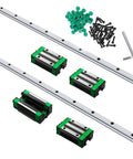 HGR20 Linear Guide Rail Kit 1200mm With 4 HGH20CA Bearing Blocks For CNC Machines And 3D Printers Rock Solid Anti Rust High Precision Sliding Rails For Smooth Automated Printing, 2 rails and 4 blocks