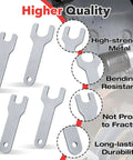 Knucklebuster Replacement Spinner Keys For Pneumatic Die Grinders Heavy Duty Stainless Steel Air Tool Wrenches Smooth Turning Built Tough No Sweat Garage Staple 4 Pack, set of four durable metal keys.