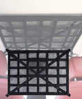 Extra Large Car Ceiling Cargo Net With Reinforced Mesh For Overhead Storage in vehicle interior, securing lightweight items