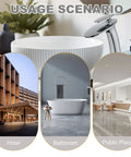 Chrome Waterfall Bathroom Faucet With Single Handle Vessel Sink Brass Lavatory Tap in hotel, bathroom, and public place scenarios