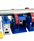 Honest Workhorse Heavy Duty Welding Positioner Featuring Slick Adjustable Speed And Top Shelf 2200 LB Load Capacity With Polyurethane Pipe Rollers for smooth rotation.