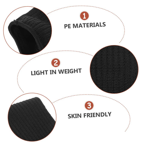 Close-up of 2 Pack Cut Resistant Arm Sleeves Hella Tough PE Guard showcasing lightweight skin-friendly PE material.