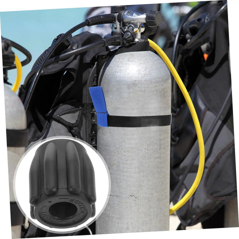 Scuba Tank Valve Replacement Part For Tight Seal And Top Notch Safety attached to standard scuba cylinder, durable construction