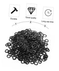 Go-To Wave Washer Gasket Kit 500 Pcs Assortment For Automotive Home And Shop Use Elastic Spring Washers That Prevent Loosening Buffer Tight Loads And Absorb Vibration For Everyday Projects, black wave washers pile