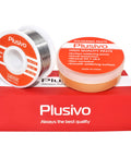 Solder Wire and Rosin Paste Flux Kit for PCB Soldering and DIY Projects, 60-40 Tin Lead Wire 1mm 100g with flux paste on box