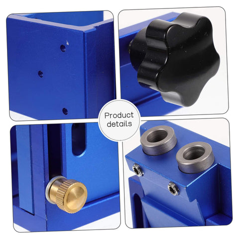 Close-up details of Pocket Hole Jig Kit For Precise Drilling And Easy Furniture Assembly Durable Aluminum Alloy Construction