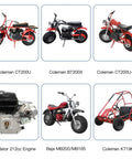 Gas Tank Replacement 0.81 Gallon For Predator 212cc 224cc 196cc 200cc Mini Bikes Go Karts Displayed in Various Models