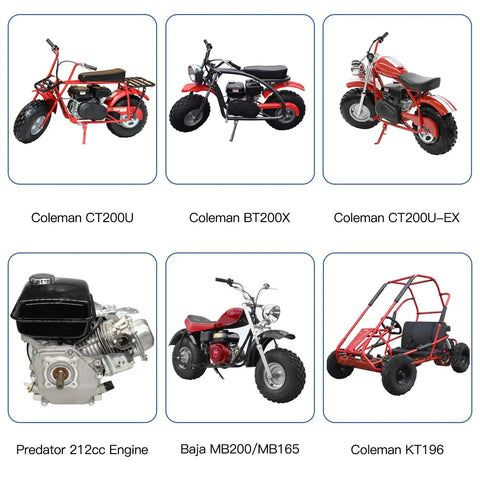 Gas Tank Replacement 0.81 Gallon For Predator 212cc 224cc 196cc 200cc Mini Bikes Go Karts Displayed in Various Models