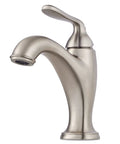 Northcott LG42-MG0K Single Control Bathroom Faucet In Brushed Finish With Pforever Seal, Ceramic Disc Valve, Side View