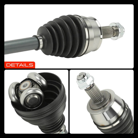 CV Axle Shaft Assembly For Ram ProMaster City 2015-2022 2.4L Front Left Or Right Replacement Drive Shaft With Axle Nut Included