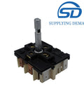 DG44-01002A 2087510 Electric Range Infinite Control Switch Replacement For Dual Surface Elements Fits Model Specific Ranges 240V 15A Energy Regulator AP4337066 PS4240803 Easy Install black switch with metal shaft