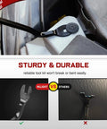 Bonus fastener remover from Nylon Bumper Rivet Clips Set, shown in use and comparison, durable tool in auto trim repair kit.