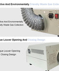 800W Reflow Oven And T962 Reflow Soldering Station with waste gas collection and louver design