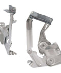 Hood Hinge Pair For 1955 Chevy Bel Air Nomad One Fifty Two Ten Cars With Steel Construction And Galvanized Silver Finish
