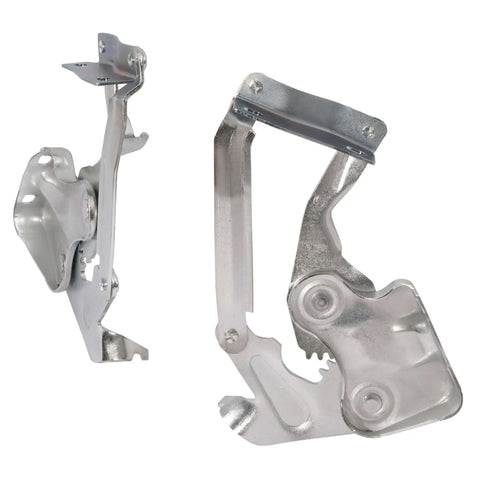 Hood Hinge Pair For 1955 Chevy Bel Air Nomad One Fifty Two Ten Cars With Steel Construction And Galvanized Silver Finish