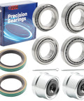 Two Set Trailer Wheel Hub Bearings Kit That Fits 1 3/8 Inch And 1 1/16 Inch Axles Includes L44649/10 And L68149/11 Bearings