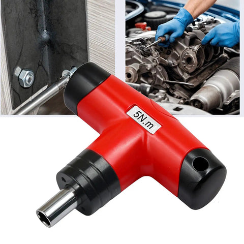 Garosa T Handle Preset Torque Wrench Pro Slip Click Tool For Electrical Repair Workshop Stainless Steel 5Nm near engine repair