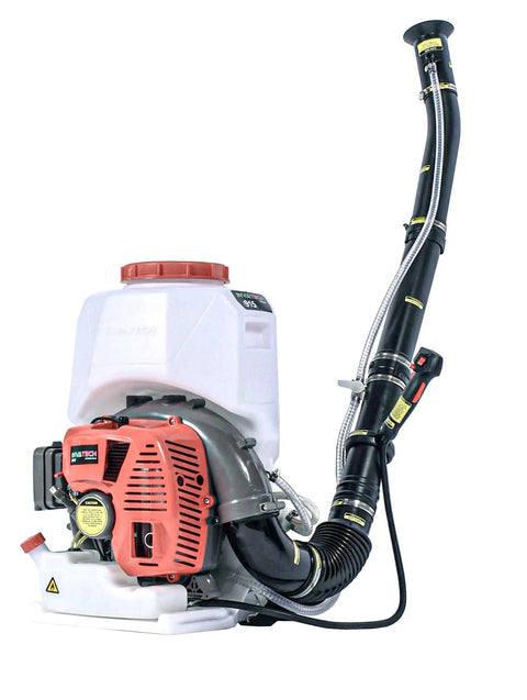 Backpack Mosquito Fogger With Turbo Pump M915 Cold Fogger And Mister Duster For Outdoor Pest Control, engine and tank shown