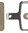 M05 Resin Disc Brake Pads With Steel Back Plate Without Fin And Spring Pair for smooth, quiet braking, side view.
