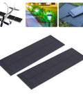 Two Pack Quick Charging 1W 5V Solar Panels for Small DIY Projects Monocrystalline Silicon Solar Cells on white background