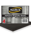 Flexible Magnetic Sheets With Adhesive Backing Pack Of Four 8 By 10 Inches Each 16 Mil Thick Create Easy Picture Magnets
