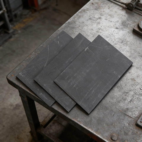 Three Piece Graphite Ingot Block Set With Rectangular Graphite Plates For Electroplating Casting And Electrolysis Metal Melting