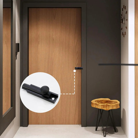 Top Tier Solid Brass Heavy Duty Surface Bolt Two Inch Matte Black Barrel Lock For Screen Doors Cabinet Window Dead Set Secure Spring Loaded Slide Hardware That Hits Different