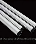 4 Pack 24 Inch Aluminum Tubes Three Quarters Inch Outer Diameter 0.04 Inch Wall Thickness 6063 Aluminum Round Tubing For DIY Projects