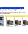 Diagram showing 0 To 60V CNC Adjustable DC Power Supply With Constant Voltage And Current, highlighting communication modules.