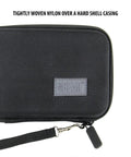 Rugged Hard Shell Thermal Camera Case With Water Resistant Exterior Fits FLIR C5 C3 X FLIR One Pro Seek Reveal XR And Other Infrared Cameras With Built In Wrist Strap And Interior Elastic Straps For Go Anywhere And Scratch Free Protection front view