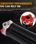 Close-up of Heavy Duty Ramp Door Spring Kit For 6 Foot Wide Cargo Trailers With 60 Lb Torsion Spring, Cables And Drums, showing coil structure.