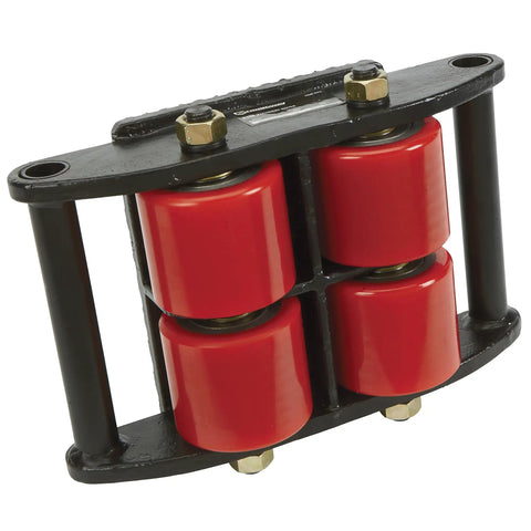 Industrial Grade Heavy Duty Machinery Mover Delivers 13000 Lb Capacity Featuring 360 Degree Swivel Polyurethane Rollers and Thickened Steel Base.