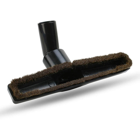 1.25 Inch Vacuum Floor Brush Attachment With 10 Inch Wide Soft Bristles And Dual Adapters For 1.375 And 1.5 Inch Hoses A Real Go To Clean Up Tool