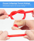 Close-up of Dope Red Silicone Vacuum Hose Kit showing flexibility, strength, and color-matched connectors for automotive use.