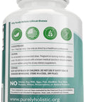 Back label of Lithium Orotate 5mg Capsules 180 Count Vegetarian Mood Support Memory Behavior Wellness Boost bottle