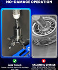 Comparison of 24 Piece Wheel Bearing Press Kit for Easy Front Wheel Bearing Removal and Installation vs traditional methods.
