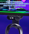 Under Desk Headphone Stand With Magnetic Mount For Arctis Nova Pro Wireless And Arctis Pro Wireless Nova under desk view