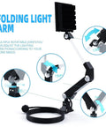 Adjustable gooseneck arm of Real Deal Heavy Duty LED Cob Work Light showcasing rotatable joints for precise lighting direction.