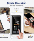 Digital Kitchen Scale With Nutrient Calculator And Bluetooth App Tracking 24 Nutrients For Meal Prep And Weight Loss 11lb Capacity