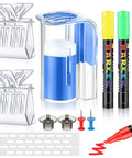 Beekeeping Starter Kit 11 Piece Queen Bee Marking Set with colored pens, plastic catcher, and push pins for hive management.